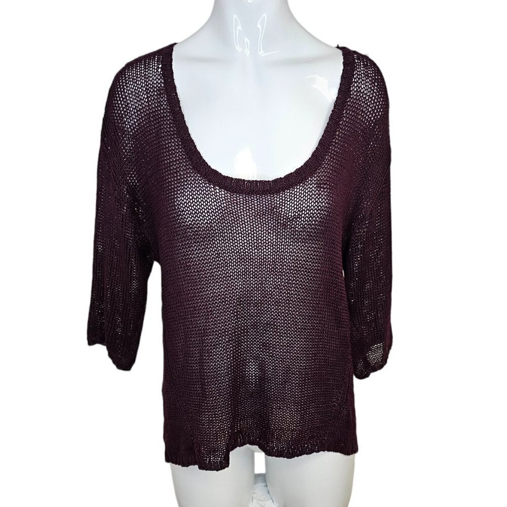 Aritzia Babaton Silk  Blend Knit Top Size XS